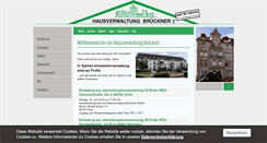 Desktop Screenshot of hausverwaltung-brueckner.de