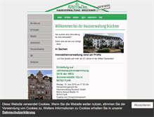 Tablet Screenshot of hausverwaltung-brueckner.de